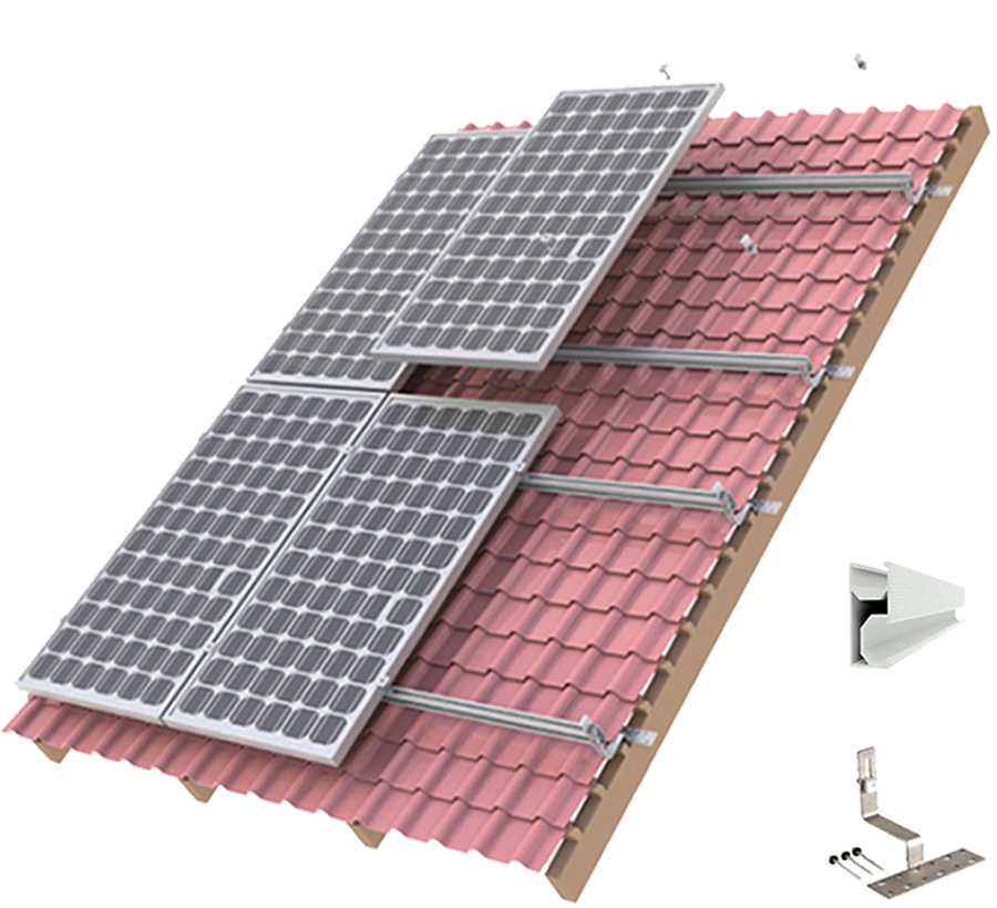 Roof mounting construction